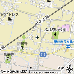 山梨県甲州市塩山上塩後344周辺の地図