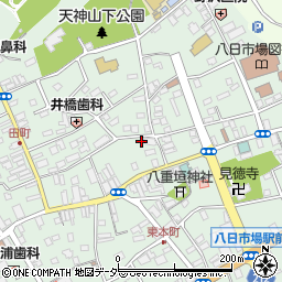 千葉県匝瑳市八日市場イ2445周辺の地図