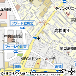 東京都立川市高松町3丁目15-1周辺の地図