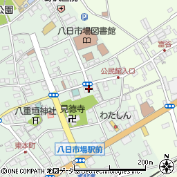 千葉県匝瑳市八日市場イ2959周辺の地図