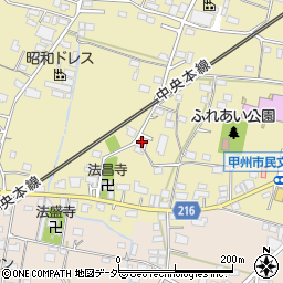 山梨県甲州市塩山上塩後350-3周辺の地図