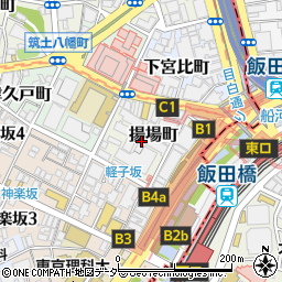 東京都新宿区揚場町2周辺の地図