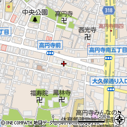 アプレイズ高円寺南周辺の地図