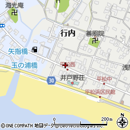 千葉県旭市平松1529-2周辺の地図