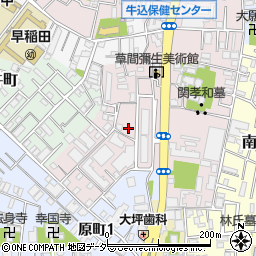東京都新宿区弁天町152周辺の地図