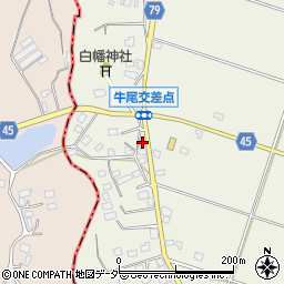 千葉県香取郡多古町牛尾747周辺の地図