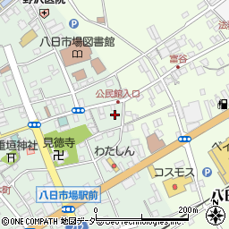 千葉県匝瑳市八日市場イ2980周辺の地図