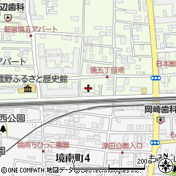 東京都職員武蔵野住宅周辺の地図