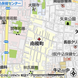 東京都新宿区南榎町31周辺の地図