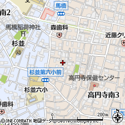 マイプラン高円寺周辺の地図