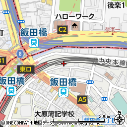 東京都千代田区飯田橋3丁目12周辺の地図
