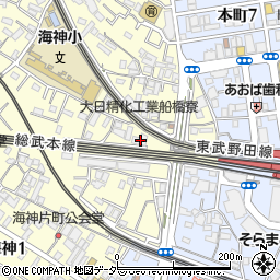 千葉県船橋市海神2丁目1周辺の地図