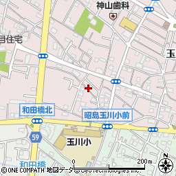 東京都昭島市玉川町5丁目5周辺の地図