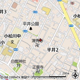 東京都江戸川区平井2丁目14-12周辺の地図