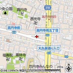 ヴェルデ高円寺周辺の地図
