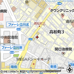 東京都立川市高松町3丁目15-2周辺の地図