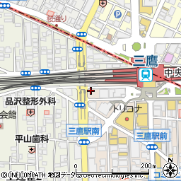 朗豊ゼミナール三鷹教室周辺の地図