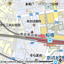 船橋本町ビル周辺の地図