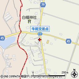 千葉県香取郡多古町牛尾749周辺の地図