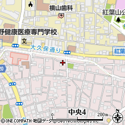 上宮橋周辺の地図