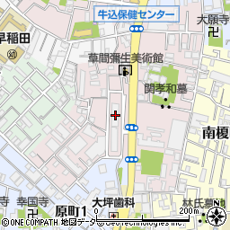 東京都新宿区弁天町121周辺の地図