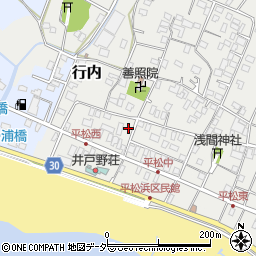 千葉県旭市平松1532周辺の地図