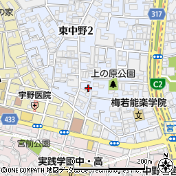 東京黎明教会周辺の地図