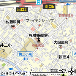 東京都杉並区荻窪5丁目20周辺の地図