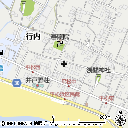 千葉県旭市平松1533周辺の地図
