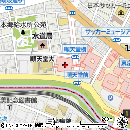 東京都文京区本郷2丁目1-1周辺の地図