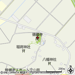 徳藏寺周辺の地図