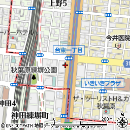 東京都台東区秋葉原6周辺の地図