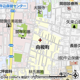 東京都新宿区南榎町33周辺の地図