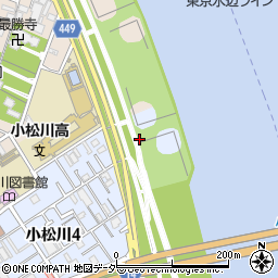 小松川運動公園トイレ２周辺の地図