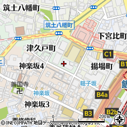 東京都新宿区津久戸町1周辺の地図