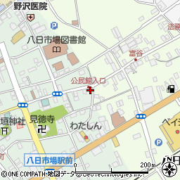 千葉県匝瑳市八日市場イ2982周辺の地図