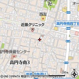 高円寺サラ周辺の地図