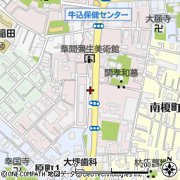 東京都新宿区弁天町113周辺の地図