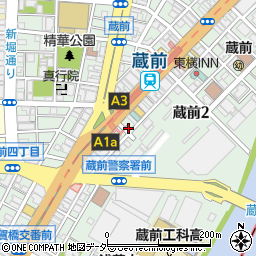 東京都台東区蔵前2丁目4-1周辺の地図