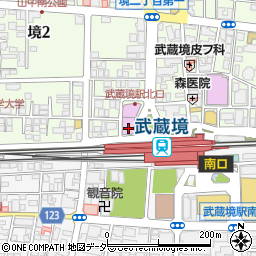 ロイヤルホスト 武蔵境店周辺の地図