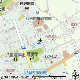 千葉県匝瑳市八日市場イ2420周辺の地図