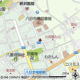 千葉県匝瑳市八日市場イ2420周辺の地図