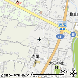 山梨県甲州市塩山赤尾556周辺の地図