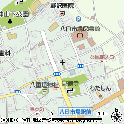 千葉県匝瑳市八日市場イ2429周辺の地図