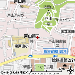 都営戸山ハイツアパート１３号棟周辺の地図