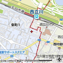 東京都昭島市東町1丁目35周辺の地図