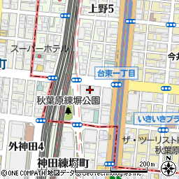 東京都台東区秋葉原5周辺の地図