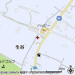 千葉県佐倉市生谷1192周辺の地図