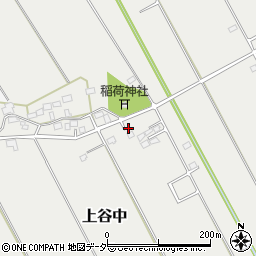 千葉県匝瑳市上谷中889周辺の地図