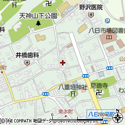 千葉県匝瑳市八日市場イ2368周辺の地図